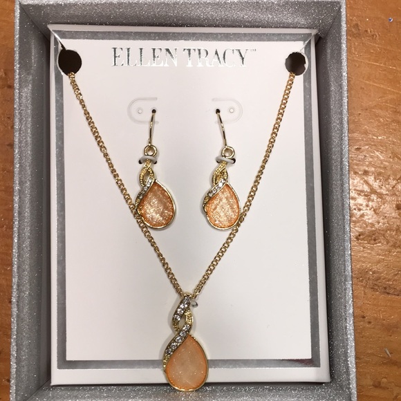 Ellen Tracy Jewelry - Ellen Tracy Necklace and Earring Set